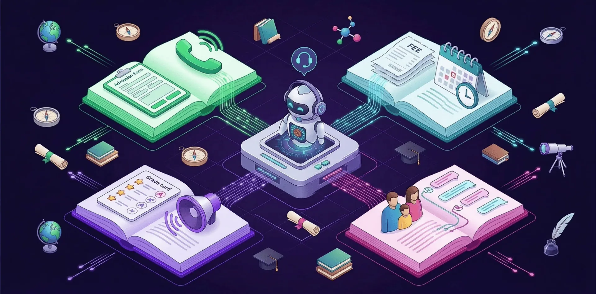 ai calling education india feature overview