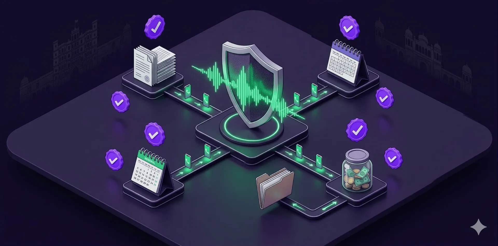 ai calling insurance india hero image