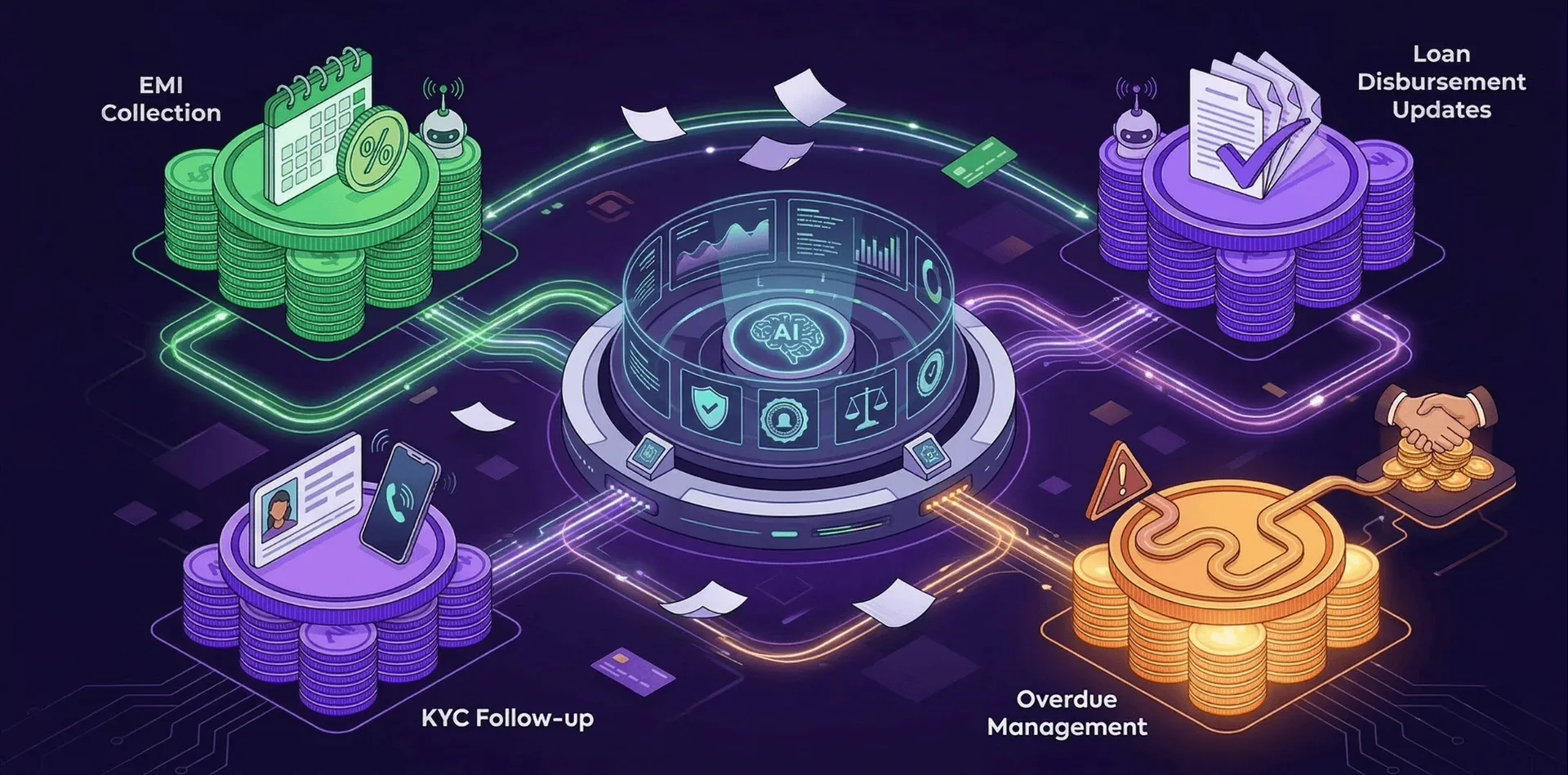 ai calling nbfc india feature overview