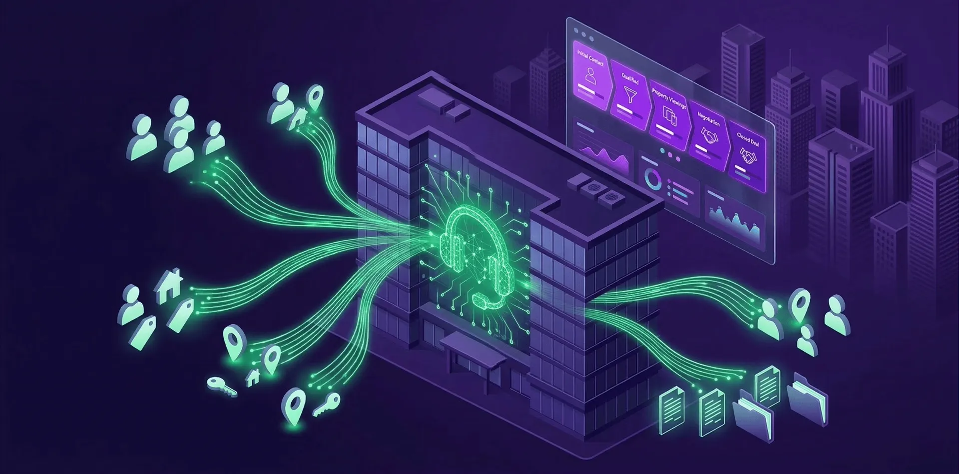 ai calling real estate india hero image