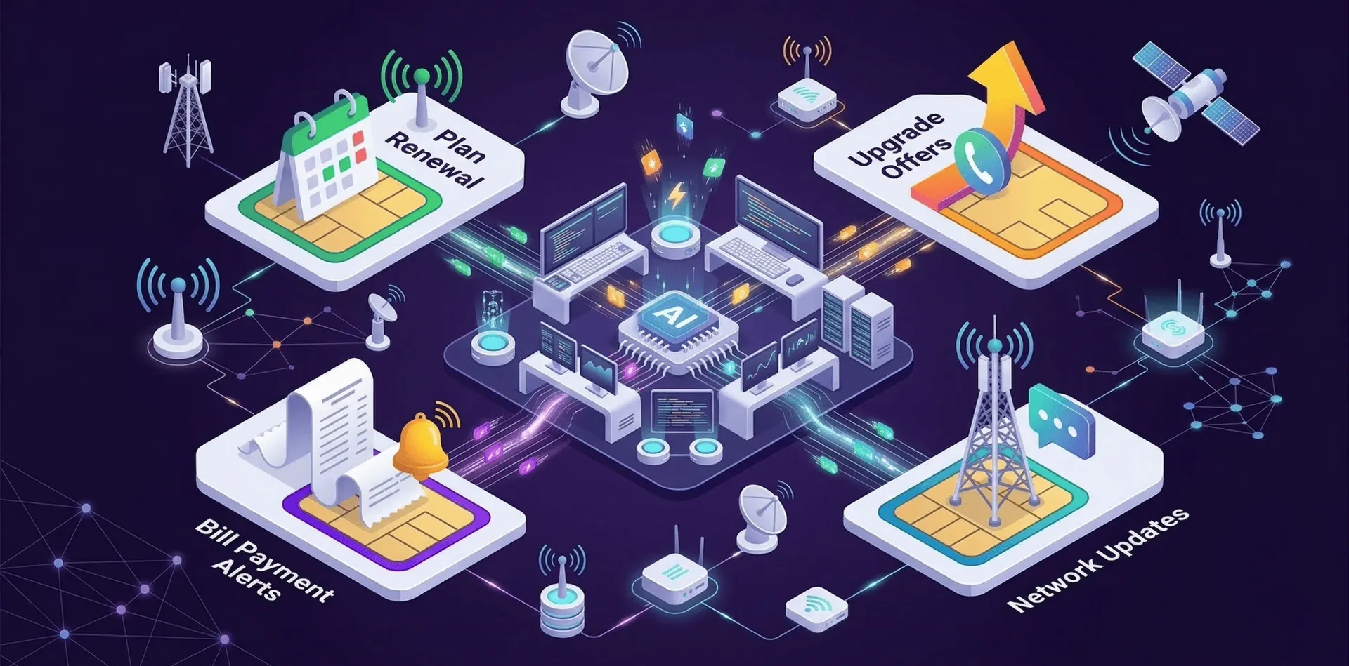 ai calling telecom india feature overview