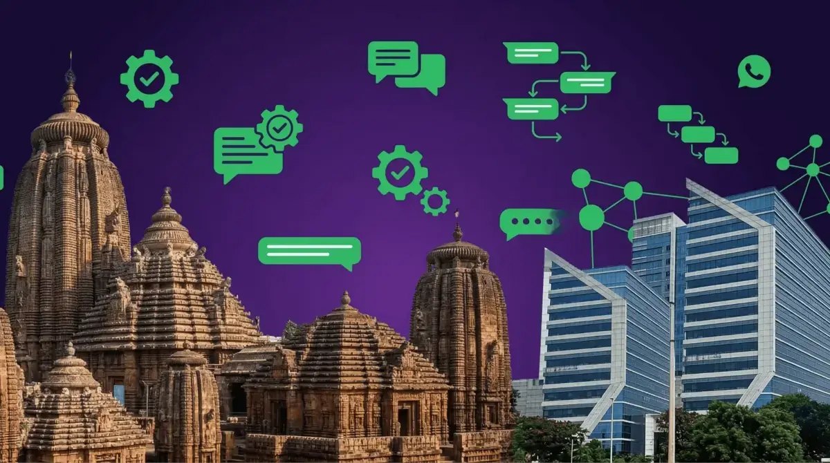 WhatsApp Automation Bhubaneswar dashboard by Botsense