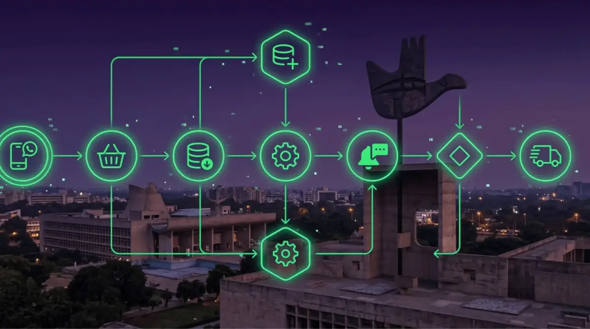 WhatsApp Automation Chandigarh dashboard by Botsense