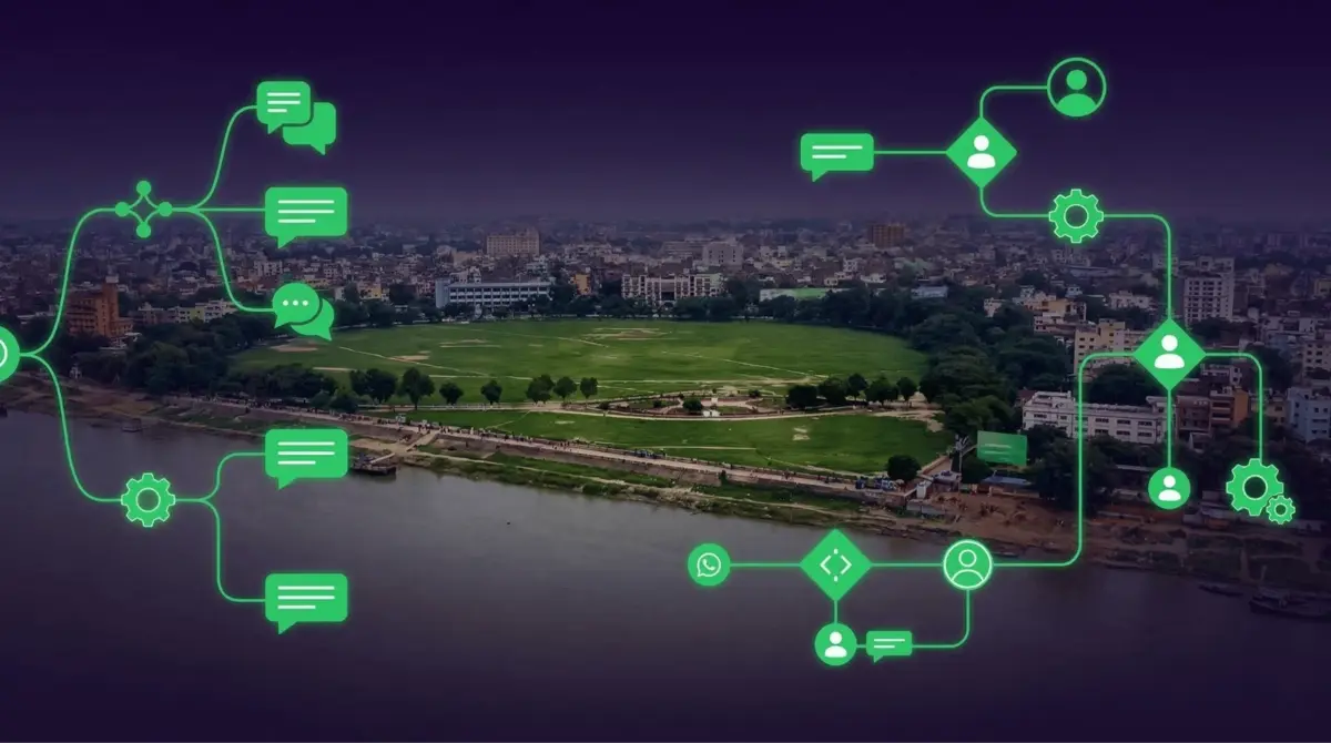 WhatsApp Automation Patna dashboard by Botsense