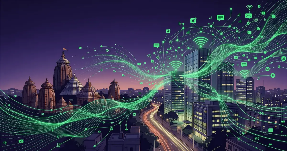 WhatsApp Broadcasting Bhubaneswar dashboard by Botsense