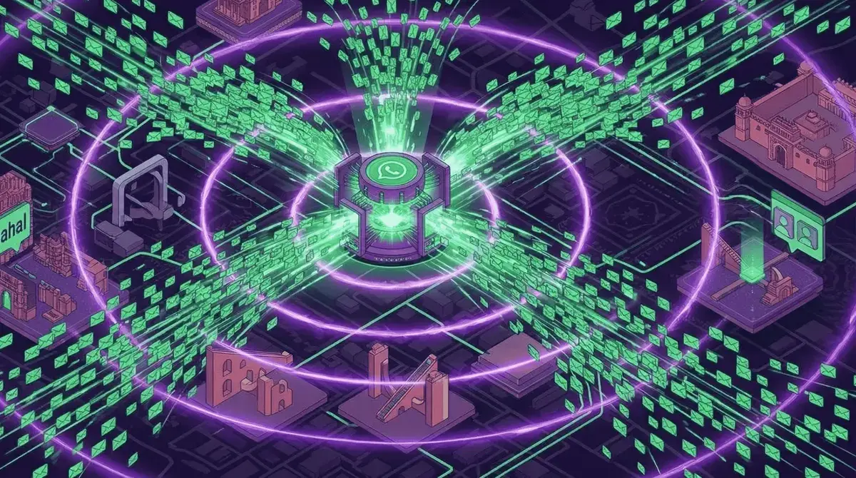 WhatsApp Bulk Messaging Jaipur dashboard by Botsense