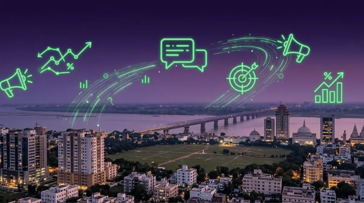 WhatsApp Bulk Messaging Patna dashboard by Botsense