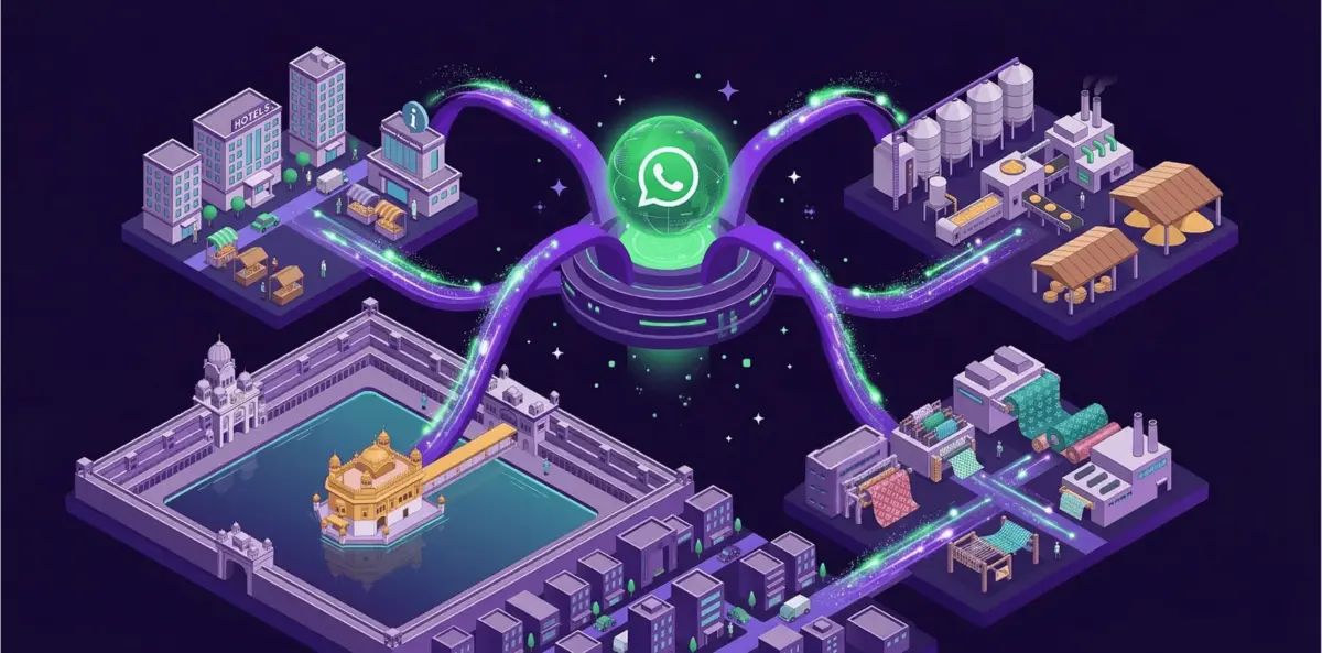 WhatsApp Chatbot Amritsar - Botsense official partner for businesses in Amritsar