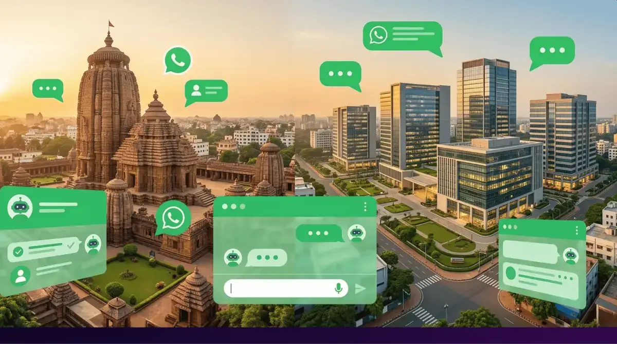 WhatsApp Chatbot Bhubaneswar dashboard by Botsense