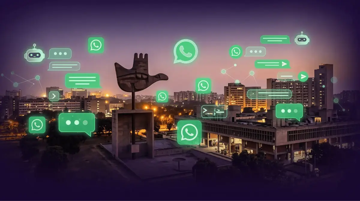 WhatsApp Chatbot Chandigarh dashboard by Botsense