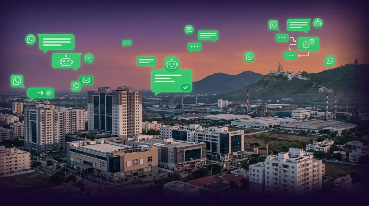 WhatsApp Chatbot Coimbatore dashboard by Botsense