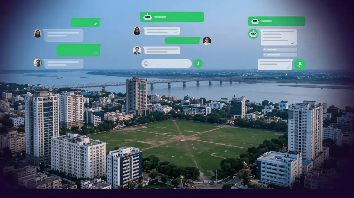 WhatsApp Chatbot Patna dashboard by Botsense