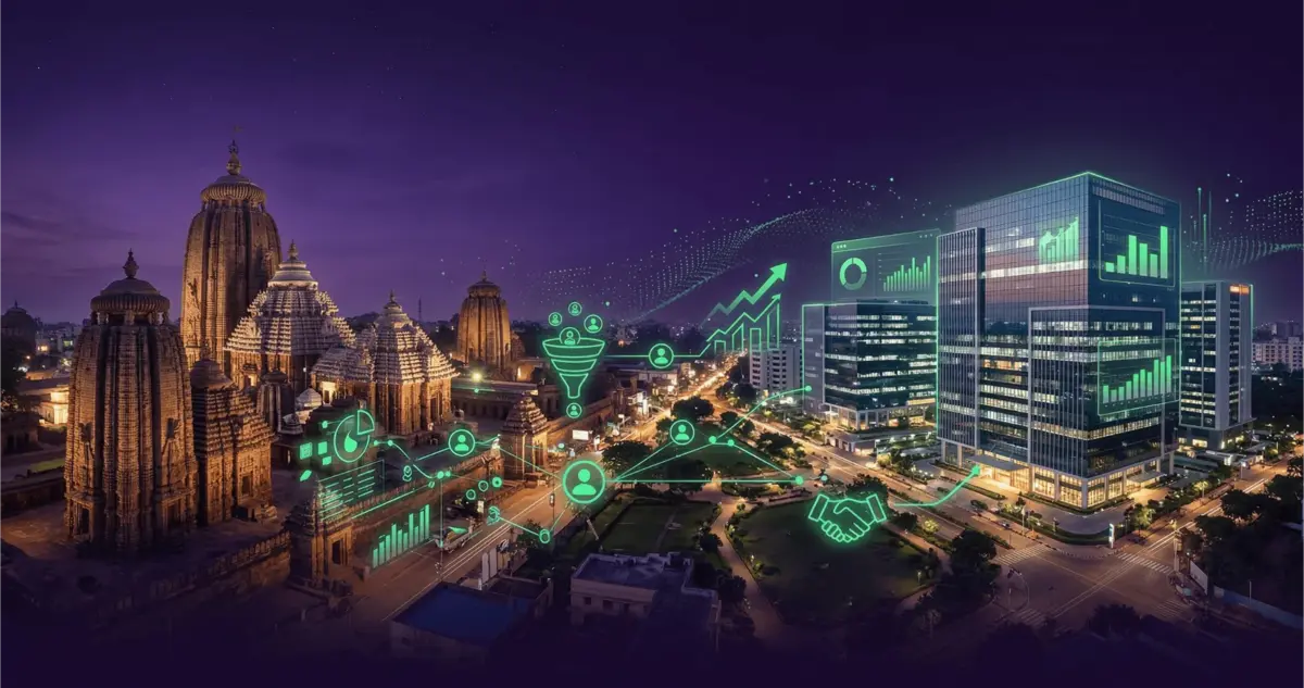 WhatsApp CRM Bhubaneswar dashboard by Botsense