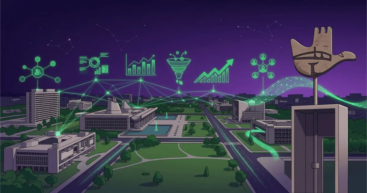 WhatsApp CRM Chandigarh dashboard by Botsense