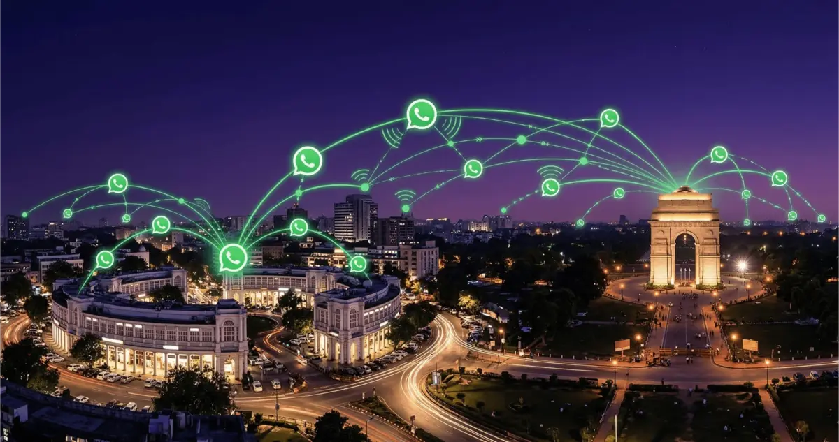 WhatsApp CRM Delhi dashboard by Botsense