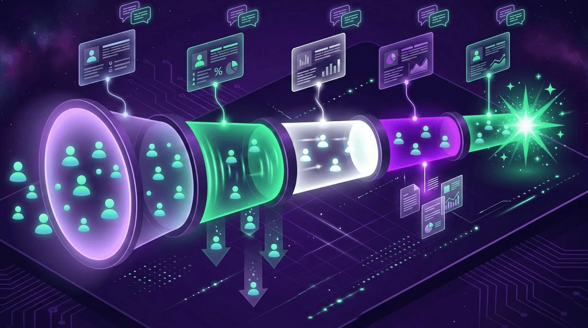the Botsense CRM features overview