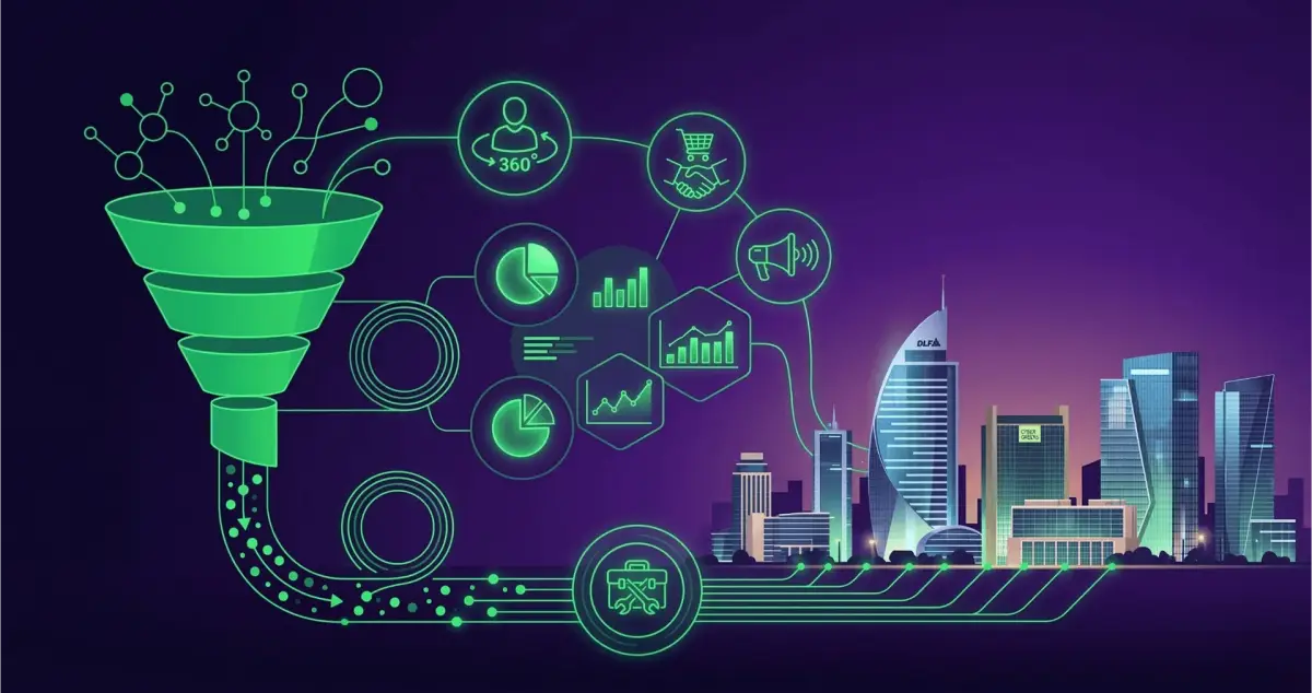 WhatsApp CRM Gurgaon dashboard by Botsense