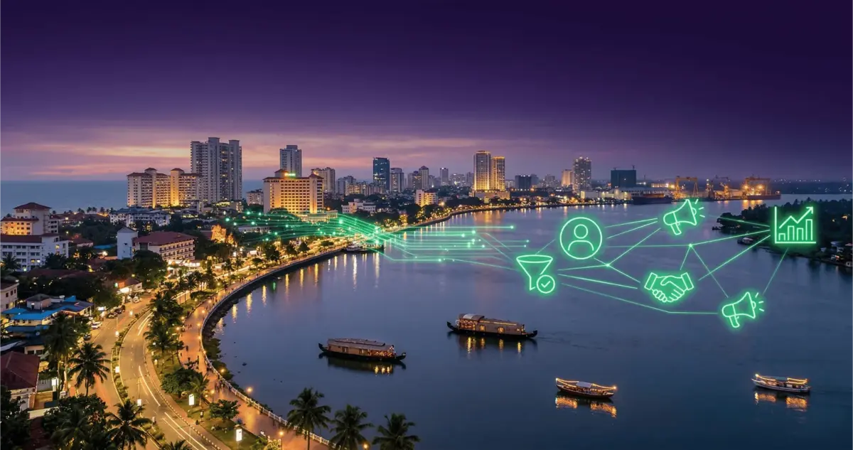 WhatsApp CRM Kochi dashboard by Botsense