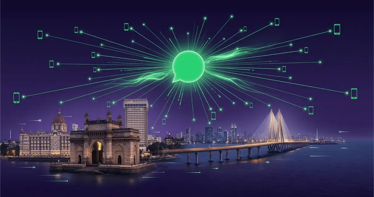 WhatsApp CRM Mumbai dashboard by Botsense