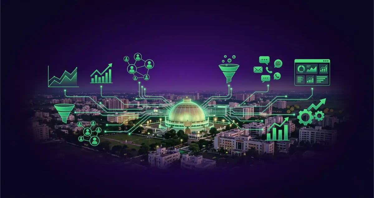 WhatsApp CRM Nagpur dashboard by Botsense