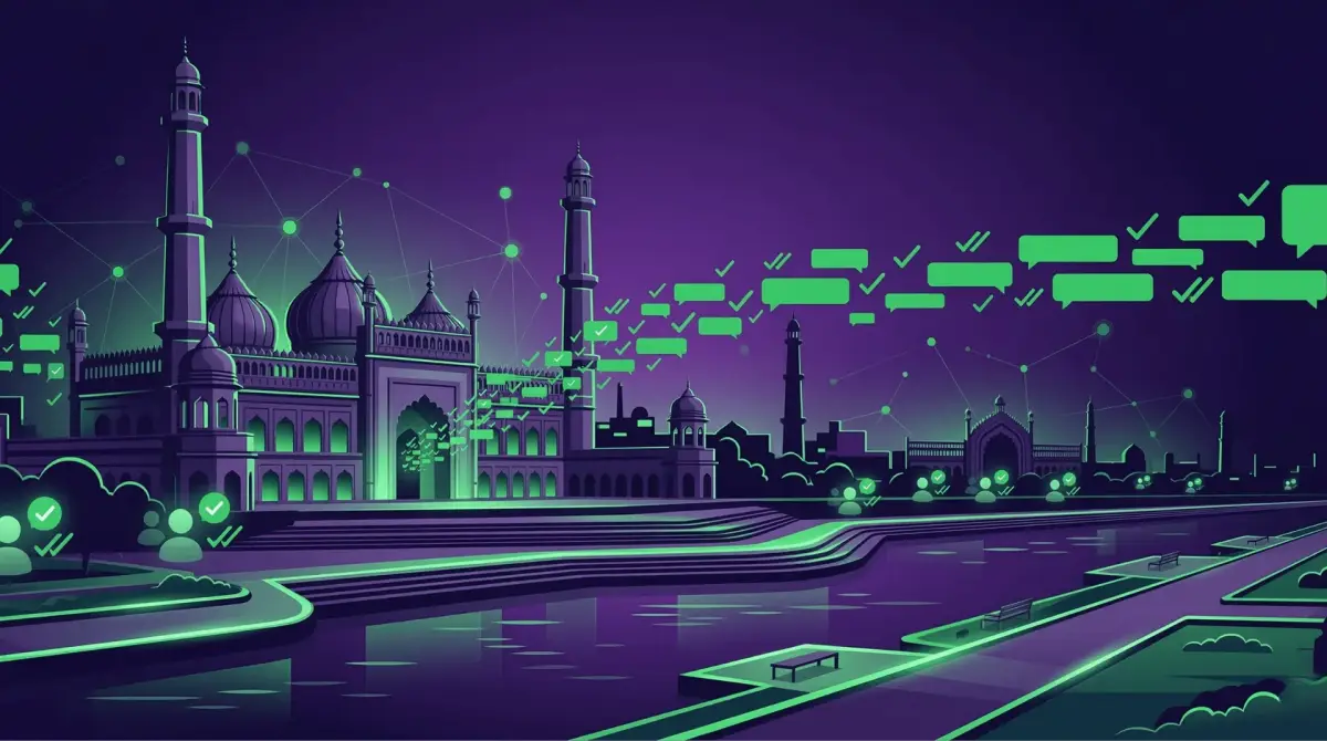 WhatsApp Marketing Lucknow dashboard by Botsense